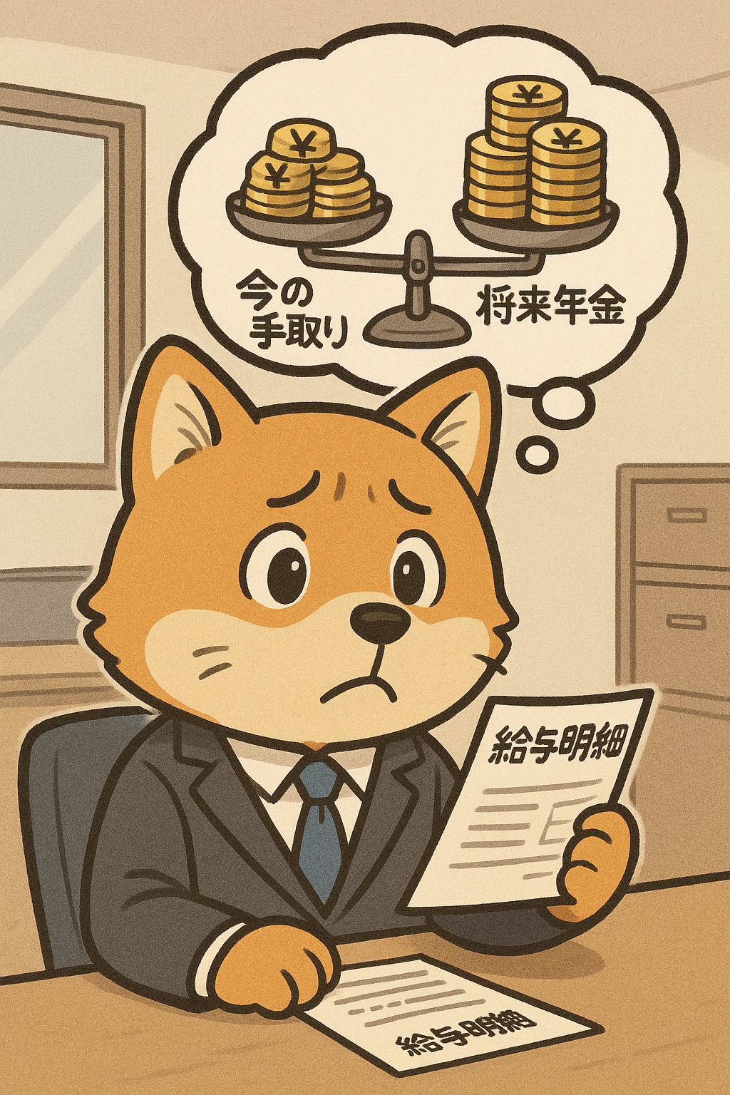今の手取りが減って将来の年金が増えるかも？